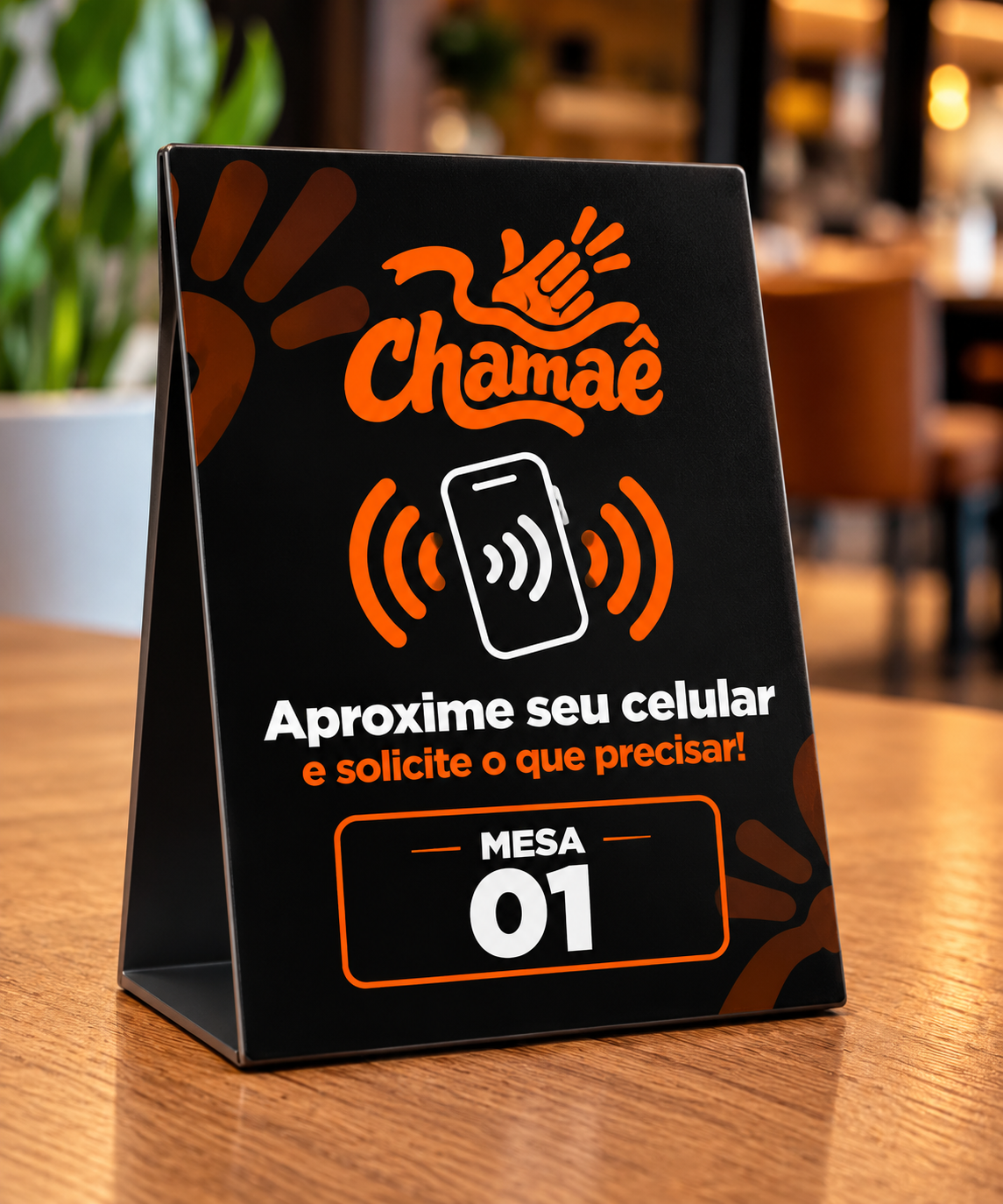 Chamaê - Plaquinha com NFC